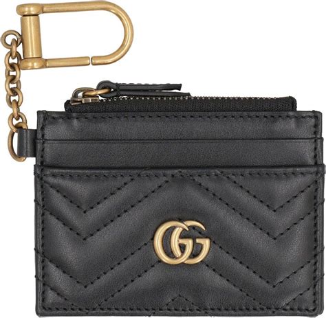 gucci double g pearl keychain with keys on it|Shop Gucci GG Marmont Key Chain Wallet .